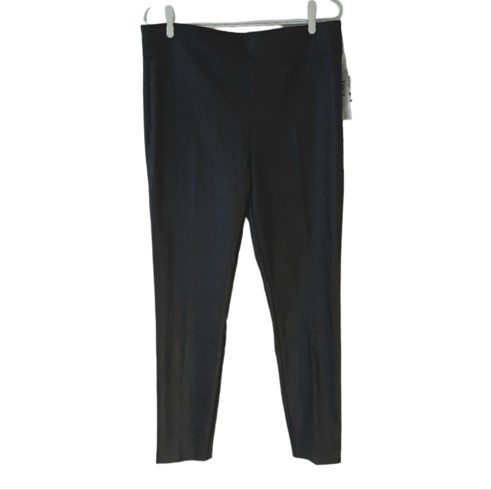 Bar lll Essentials High Waisted Leggings Faux Leather Deep Black Womens Size XL